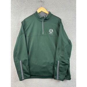 Nike Golf Sweater Mens XL Therma Standard Fit Green 1/4 Zip Ryder Cup Hazeltine